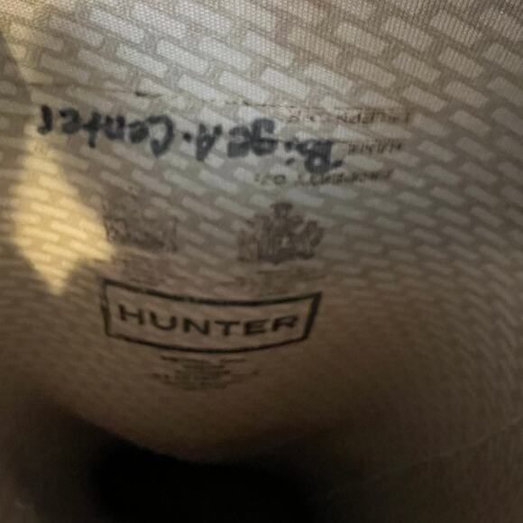 HUNTER Original Tall Rain Boots Black W23499 Size: 7M/8F - Picture 7 of 7